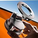 LISEN for Magsafe Car Mount, Magnetic Phone Holders for Your Car Vacuum, Phone Mount for Car Accessories for Women Men Jeep BMW, Suction Phone Holder