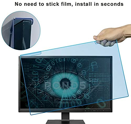 Screen Protector for 24" inch (16:9 Aspect Ratio) Desktop Compoter PC Monitor [Anti Blue Light], Eye Protection, Reduce Eye Strain, SuperGuardZ, UV
