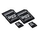 ZTE Concord Cell Phone Memory Card 2 x 8GB microSDHC Memory Card with SD Adapter (2 Pack)