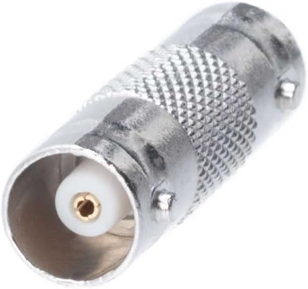 SATMAXIMUM BNC Female to Female Adapter Connector, Coupler for CCTV Security Camera, SDI, HD-SDI, Coax RG6 (10)
