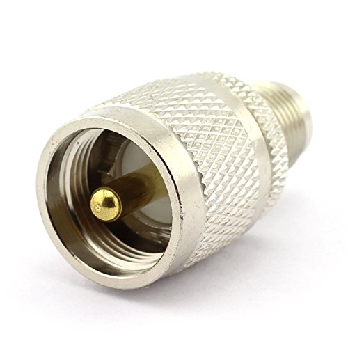 DGZZI 2-Pack UHF Male to TNC Female RF Coaxial Adapter UHF to TNC Coax Jack Connector