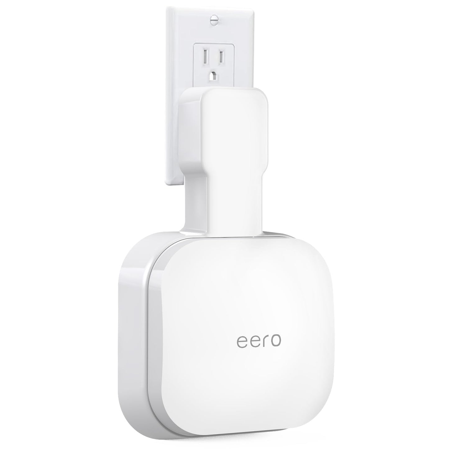 Wall Mount Holder for eero Pro 6e/Pro 6, No Messy Wires, Space Saving, Outlet Wall Bracket Only Compatible with eero Pro 6e/Pro 6 Mesh Wi-Fi System