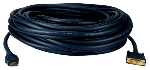 QVS HDVIG-3M HDMI Male to DVI Male Cable HDTV/Digital Flat Panel Gold Cable