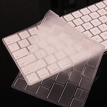 XSKN Ultra Thin Clear TPU Laptop Keyboard Cover Protective Film for Apple Magic Keyboard, US Layout