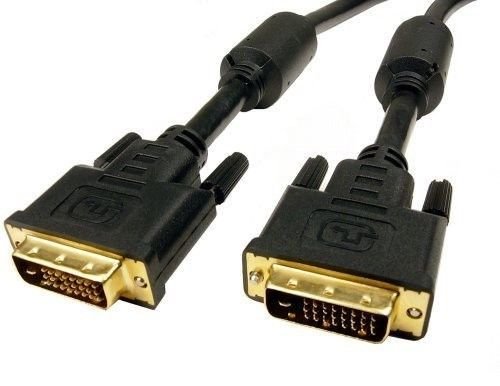 AYAGROUP AYA 6Ft (6 Feet) DVI-I Dual Link (24+5) Male to Male Digital/Analog Video Cable w/Ferrites