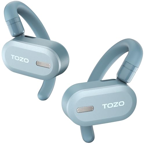 TOZO O2 Open Ear Wireless Earbuds,Multi-Angle Adjust 42H Bluetooth 5.3