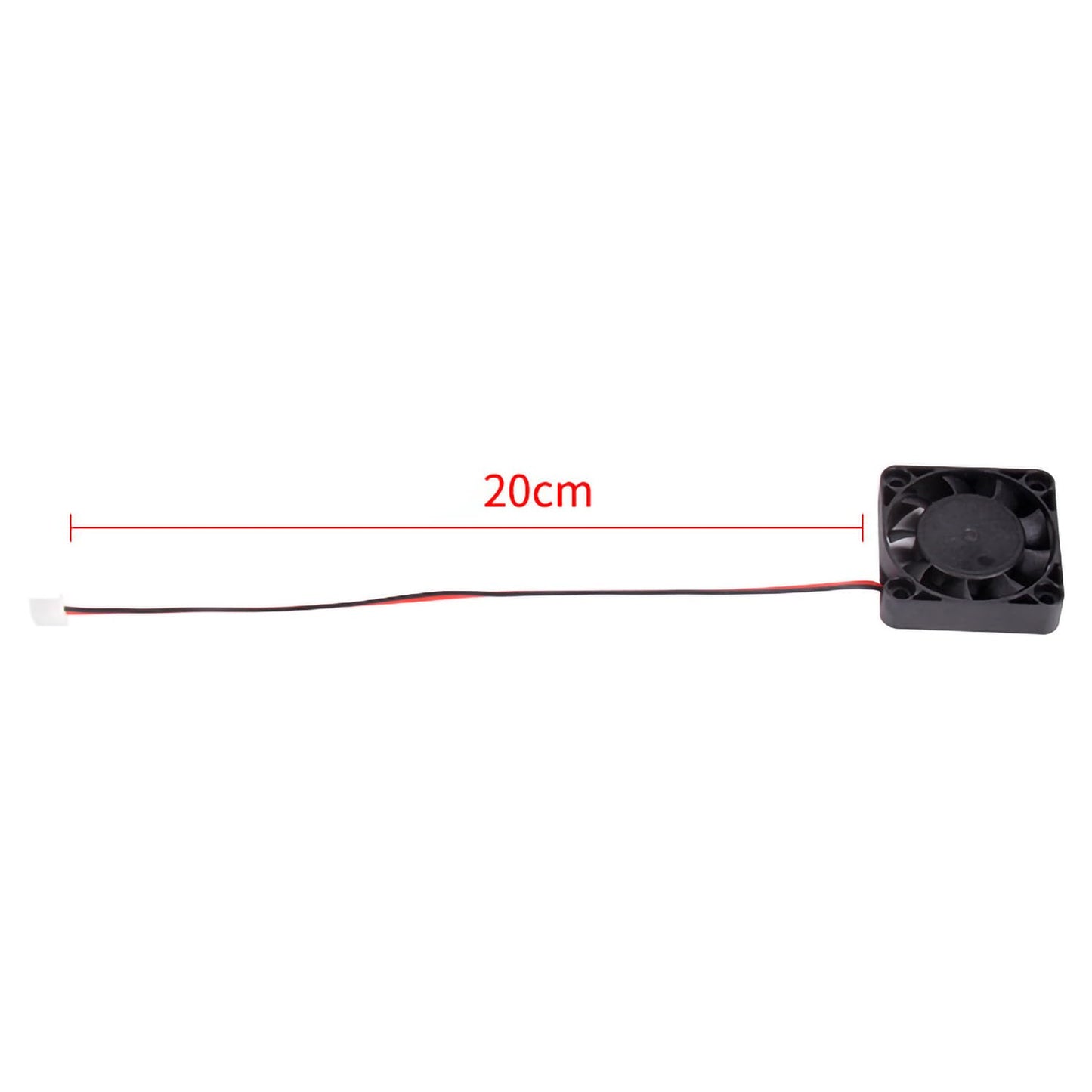 RANIT 4 Pcs 40mm x 40mm x 10mm 4010 DC Cooling Fan 12V 2 Pin Fan for 3D Printer Computer Case Fan (4010-12V)