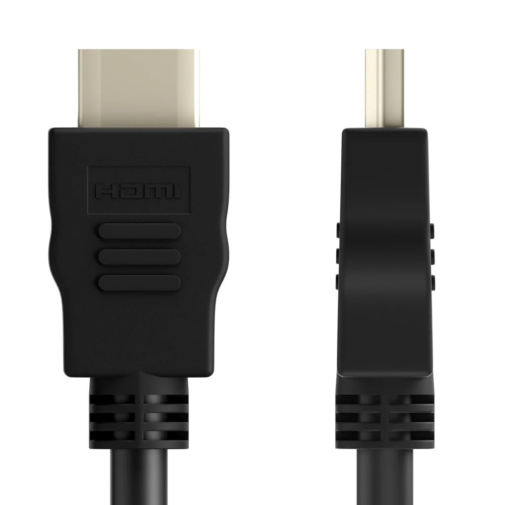 BOLT AXTION 5ft High Speed HDMI Cable - Certified Premium, 4K@60Hz, HDR, 18Gbps, Ultra Slim, Black