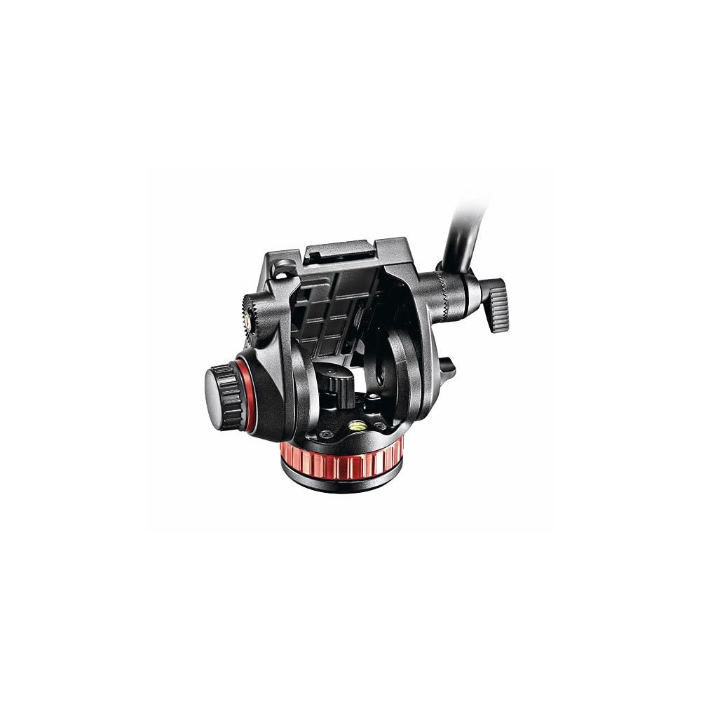 Manfrotto Video Head with Flat Base, Video Head for Compact Video Cameras and DSLR Cameras, for Filming, Videography, Content Creation, Vlogging, Live