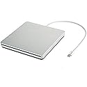 tengertang Portable USB?C External CD/DVD Drive ? USB?A Converter Included | Plug & Play for MacBook Pro/Air, Windows & Linux | CD/DVD Reader, Writer