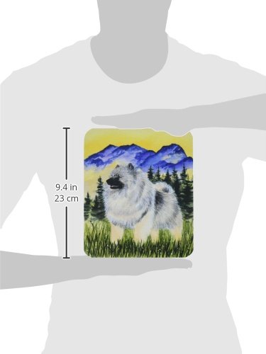 Caroline's Treasures SS8323MP "Keeshond Mouse Pad, Hot Pad or Trivet" for Home Office Gaming Working Computers Laptop Mouse Mat,Washable Large