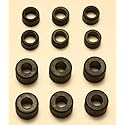 High Performance 6 Rear + 6 Front Tires for Tyco 440x2 Mattel HPX2 Tyco 440 Slot Cars 12 Tires Perfect Made