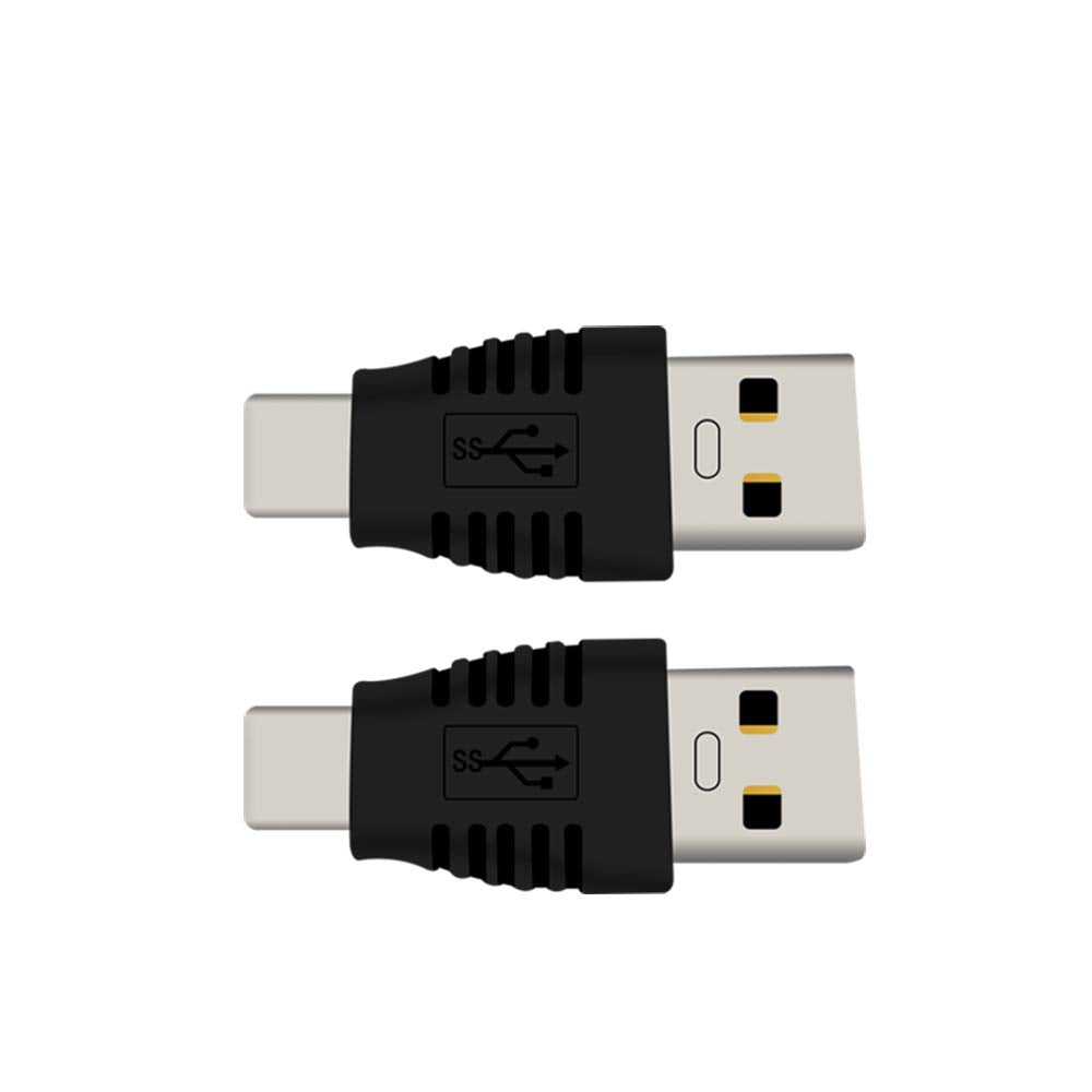 rgzhihuifz Type-C Male to USB3.0 Male Adapter，USB C to USB A 5G 3A Converter, USB 3.1 AM to CM Support Data Synchronization and Charging, Suitable…