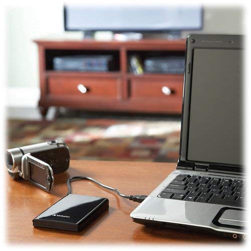 Verbatim 97395 1TB Store 'n' Go External Hard Drive, USB 3.0, Diamond Black