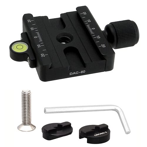 Desmond DAC-60 + Boss Tripod Ball Head Conversion Kit 60mm Arca/RRS Compatible QR Clamp