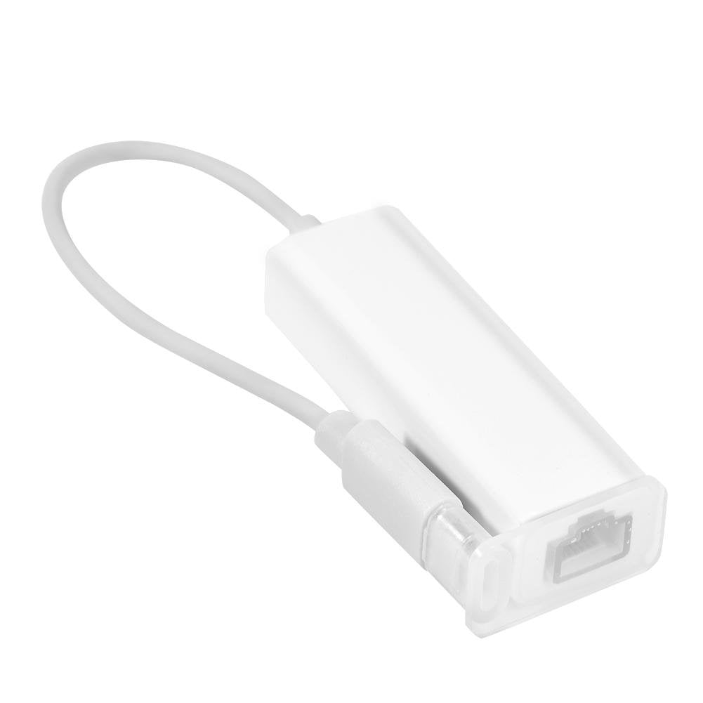 Diyeeni USB-C to Ethernet Adapter, USB 3.1 Type-C to RJ45 100Mbps Ethernet LAN Network Adapter, Charging and Surfing 2 in 1 for PC, Laptop, Tablet
