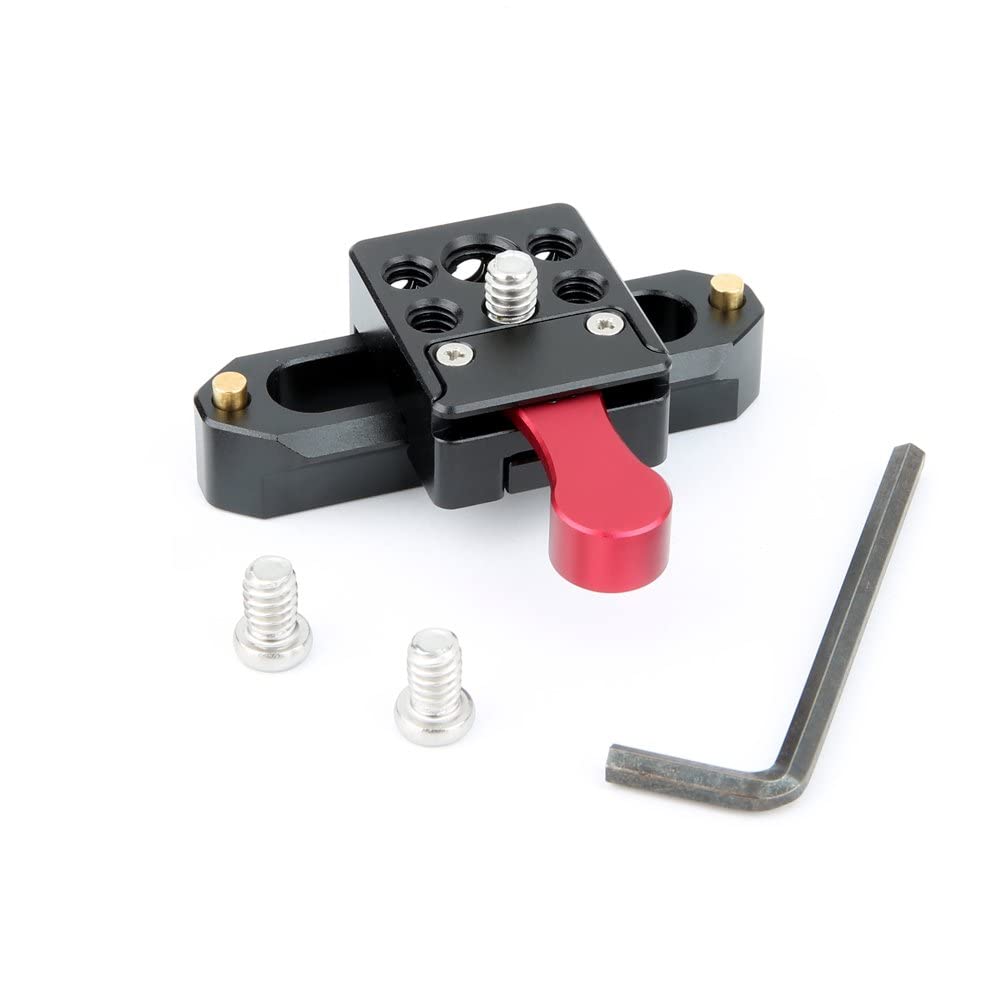 NICEYRIG NATO Lock Clamp with Quick Release NATO Rail 70mm for Video Monitor Microphone LED Light - 080