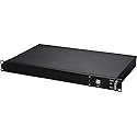212 Main 5.25 in. 1.0 mm SECC 1U Rackmount Server Case Flex ATX Single 1 External Drive Bays - OEM Black