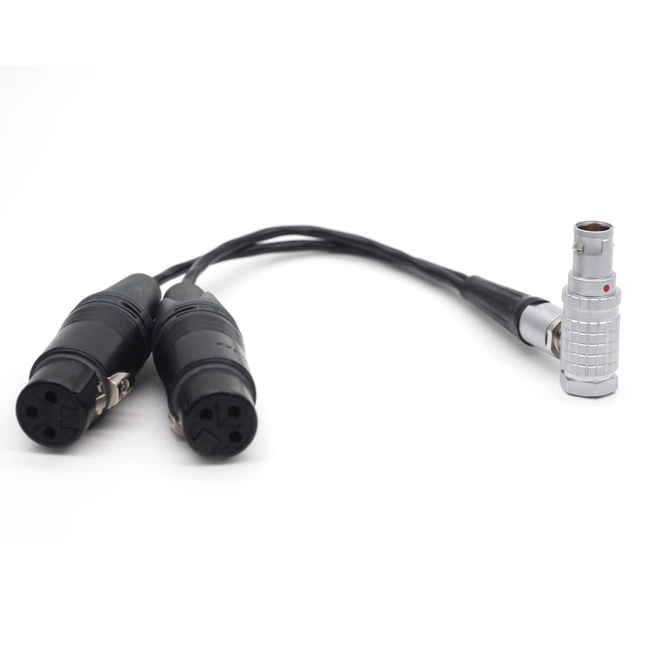 SZJELEN Atomos Shogun Monitor Audio Input Cable,10pin to XLR 3pin Female Connector Breakout Audio Input Cable for Atomos Shogun Monitor Recorder