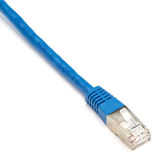 Black Box CAT6 250MHZ STR SFTP PVC MLD SLM BL 5FT