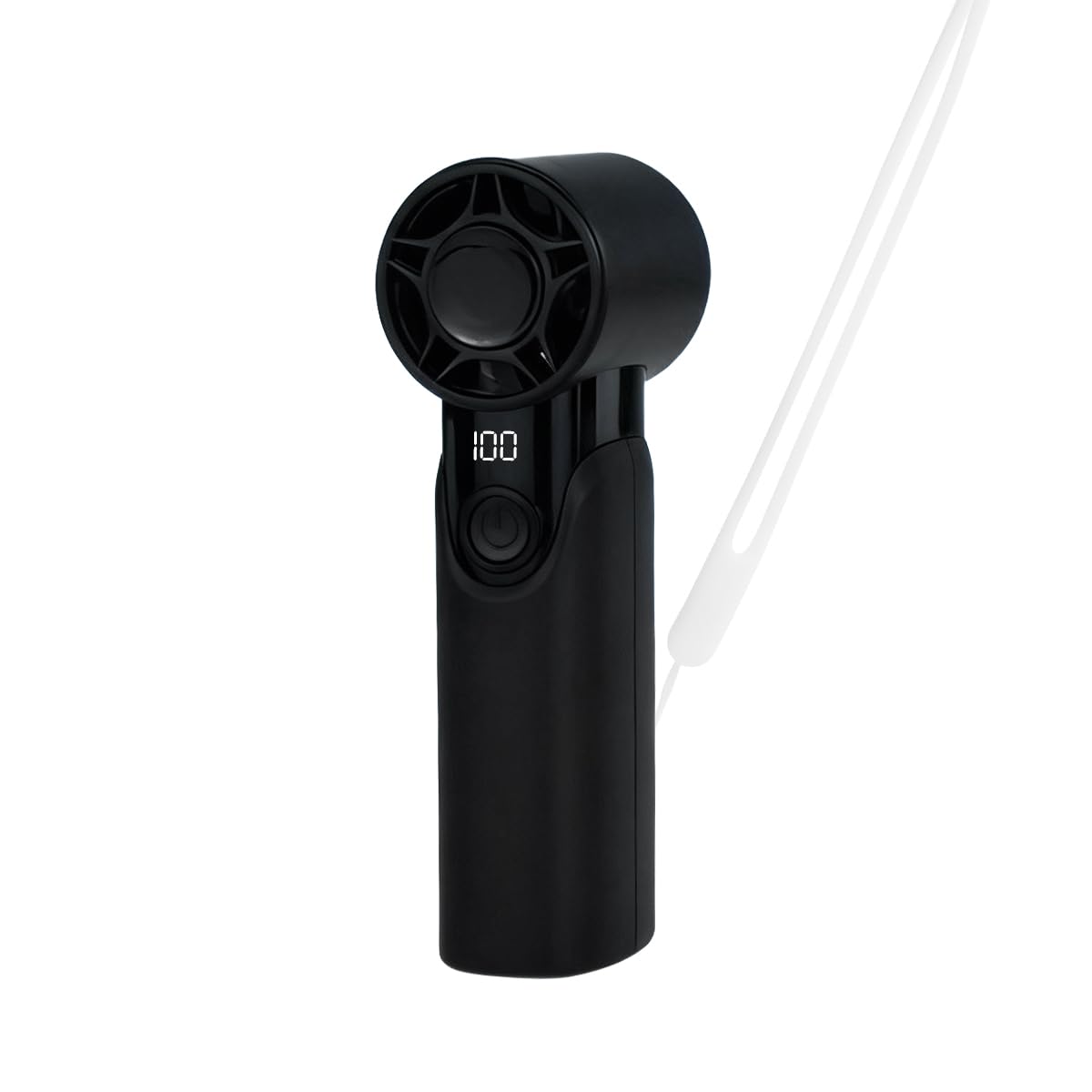 Mini Pocket Handheld Fan, 100 Speed Button Adjustable Personal Fan, 18000RPM High Speed 12M/S Strong Wind, 3000mAh Rechargeable Small Cooling Fan 6H