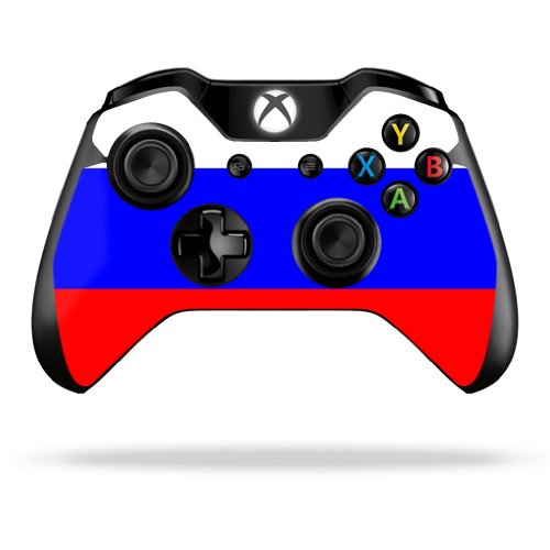 Protective Vinyl Skin Decal Skin Compatible with Microsoft Xbox One/One S Controller wrap Sticker Skins Russian Flag