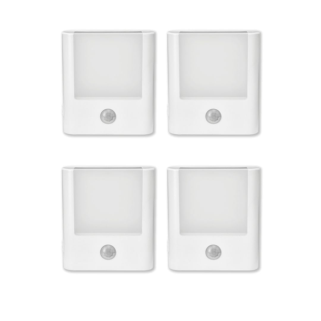 4-Pack 3-in-1 Emergency Night Light for Power Failure,plug into wall,LED with Motion Sensor,Auto-On During Outages,Survival kit,Hurricane