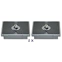 BolinUS 2 x Quick Release Plate Fit Bogen 3157N Manfrotto 200PL-14 RC2 3030 3130 with 1/4" Screw for Ball Head