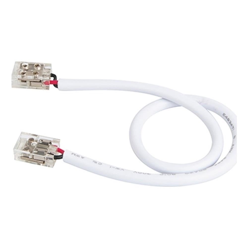 WAC Lighting T24-BS-IC-072-WT, Basics & Gemini 24VDC in-Wall Rated Joiner Cable 72in Length in White