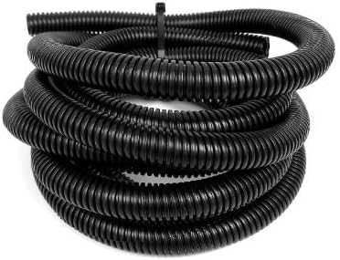3/4" X 100 ft Split Wire Loom Flex-Guard Convoluted Tubing - Protective Split Cable Sleeves for Automotive Home Industrial Electrical Wires - Chemical