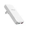 USB Wall Charger, USB C Fast Charger, Elexlinco Dual USB Wall Charger with Apple 20W Charge and QC 3.0 18W USB-A,USB C Wall Adapter for Apple 14 13 12