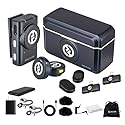 Hollyland Lark M2 Duo Wireless Lavalier Microphone System for Camera/iPhone/Android/Laptop 2-Person, 2.4GHz Clip-On Mic with Noise Cancellation 30Hr