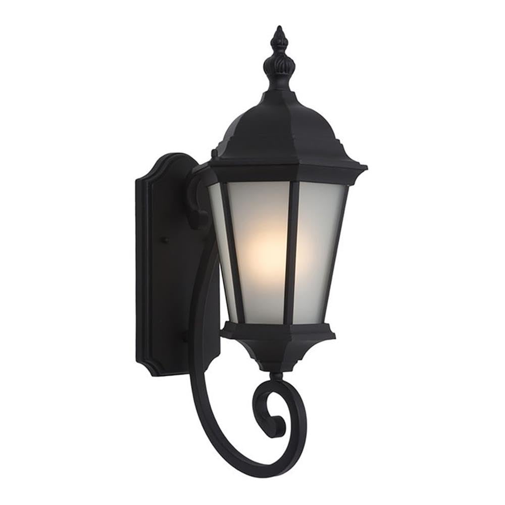 Yosemite Home Decor FL5120BL Brielle Collection Eight-Inch Fluorescent Exterior, 8, Black, 59 Piece