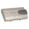 IOGEAR GCS14 4-Port MiniView PC PS/2 KVM Switch Kit with Cables (PS/2)