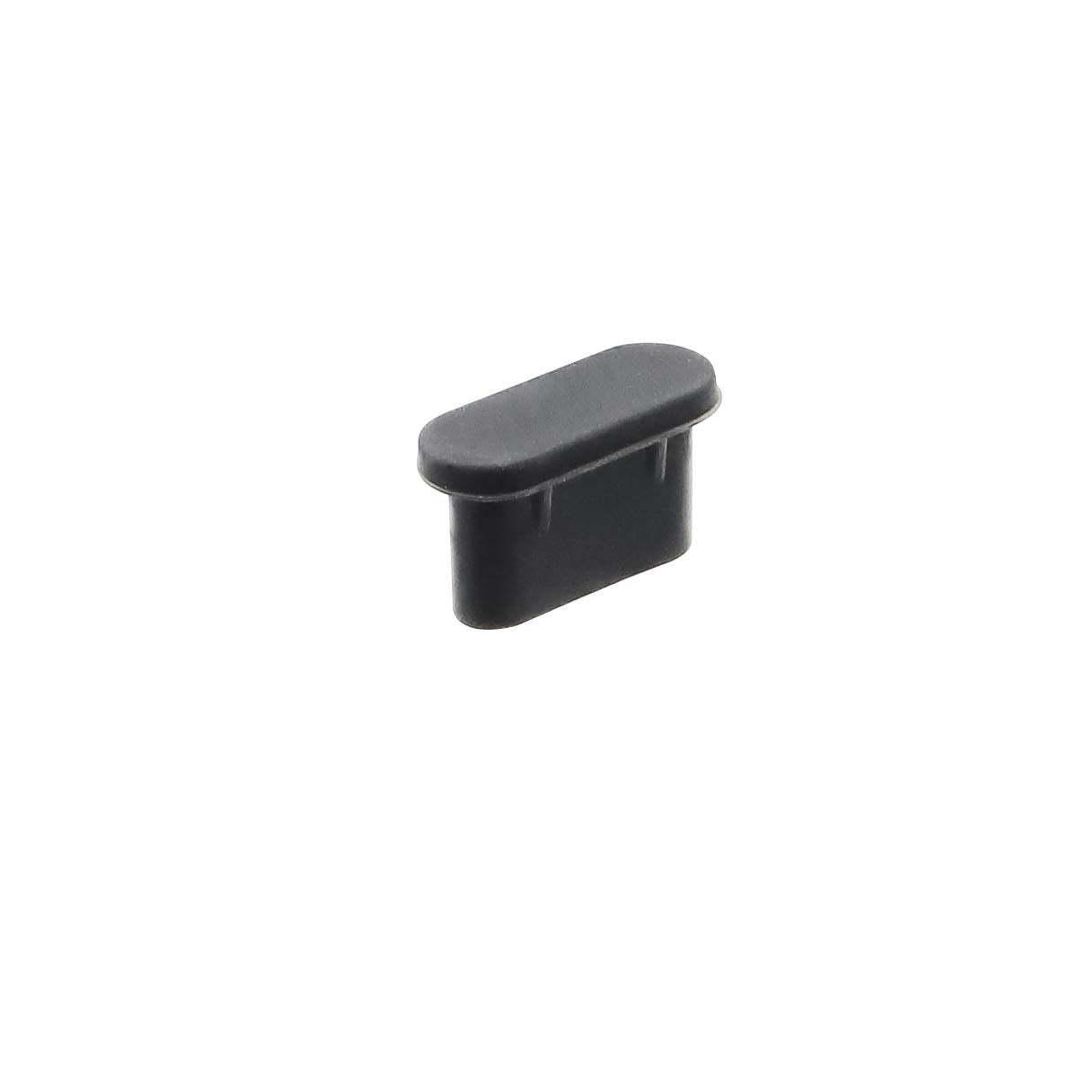 TOPPROS Pack of 20 Type C Silicone Protectors Cap Port Cover Anti Dust(0.37 x 0.16 x 0.24 inches) Black
