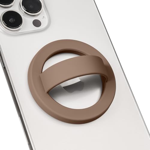 Magnetic Silicone Phone Grip,Comfy Finger Loop Grip Phone Holder,Strong Grip,Comfortable,Easy to Install and Remove,Compatible with Magsafe for iPhone