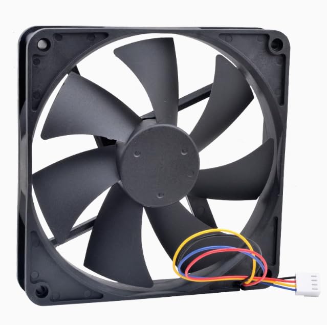 YD14025HBL DC 12V 0.80A 140x140x25mm 14cm 4-Wire Chassis Cooling Fan