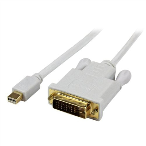 3Ft (3 Feet) Mini Displayport/Thunderbolt to DVI-D (24+1) Male to Male with Gold Connectors