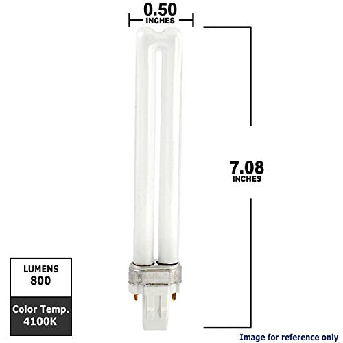 Ushio BC2416 3000055 - CF13S/841 Single Tube 2 Pin Base Compact Fluorescent Light Bulb