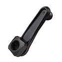 DPWOUM Black 17mm Ball Head Car Phone Holder Mount,Universal Smartphone Stand,Extension Bracket Support for Clip in The Car Vent,360° Rotating Phone
