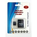Super Talent 8GB Class 4 microSDHC Memory Card w/SD Adapter
