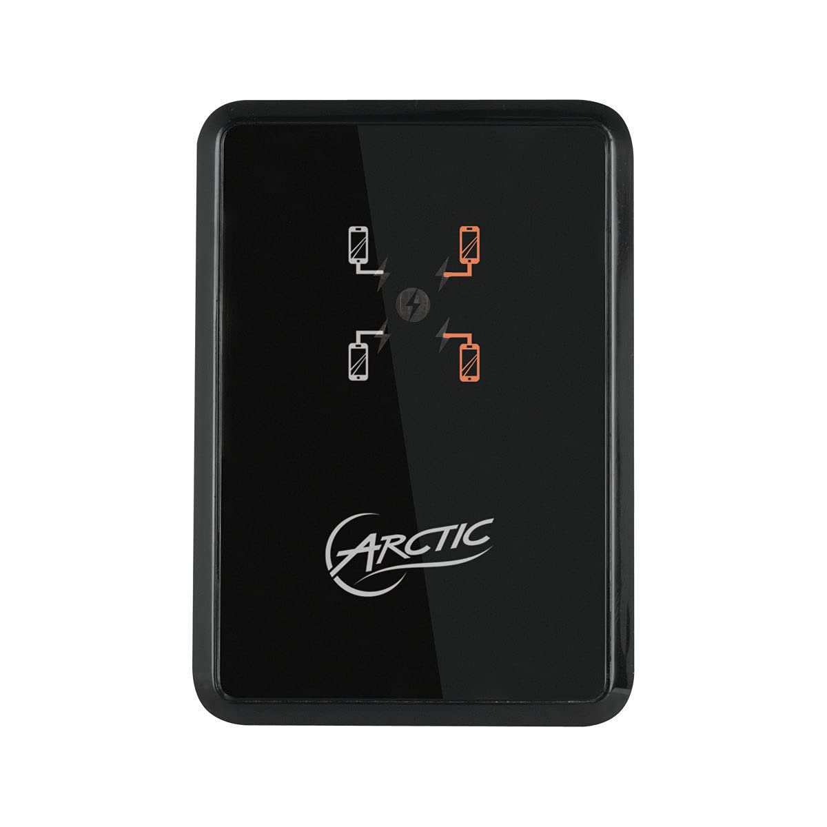 ARCTIC Home Charger 4500 - 4-Port USB Portable Wall Charger, 4.5A Total Output, Fast Charging, Modern Sleek Style, Black