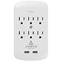 Amber Protection 6-Outlet-Surge Surge Protector (2024)