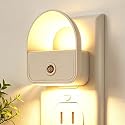 YRWXZYO 6 Pack Night Light Plug in, LED Nightlights with Smart Dusk to Dawn Nightlight, Plug into Wall Nightlights Suitable for Bedroom, Bathroom