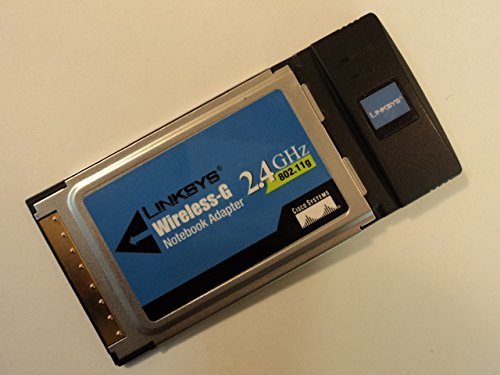 Linksys Wireless G Notebook Adapter 2.4GHz 802.11g Laptop WPC54G V3