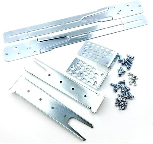 RW RoutersWholesale Mounting Kit Compatible/Replacement for Cisco 3560-X and 3750-X C3KX-4PT-KIT=