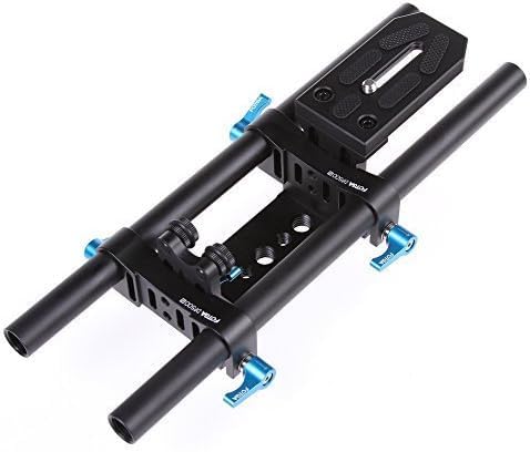 FOTGA DP500 II DSLR 15mm Rail Rod Base Plate Support System for Follow Focus Matte Box,DSLR DV Camera 5D II III IV A7 A7R A7S A9 II III IV GH4/5/5S Z6