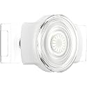 PopSockets Phone Grip & Slide Stretch, Clear - White and Clear
