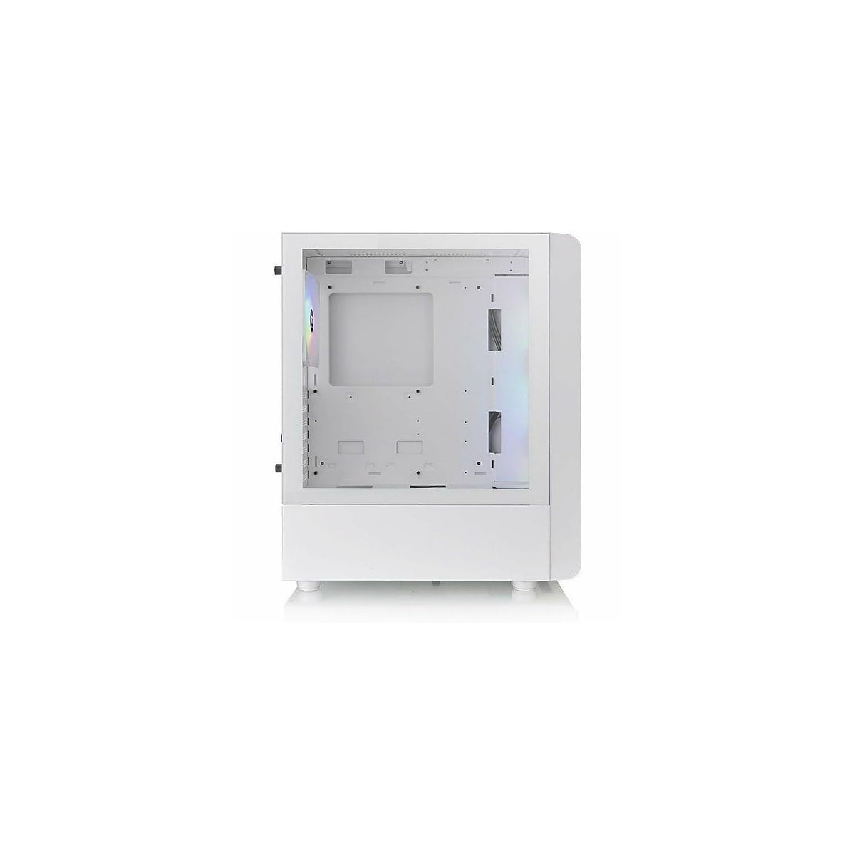 S200 Plus TG ARGB Snow Mid Tower Computer Chassis; 4 x 120mm ARGB Fans Pre-Installed; Mesh Front Panel; TG Side Window; CA-1X2-00M6WN-01; 3 Year