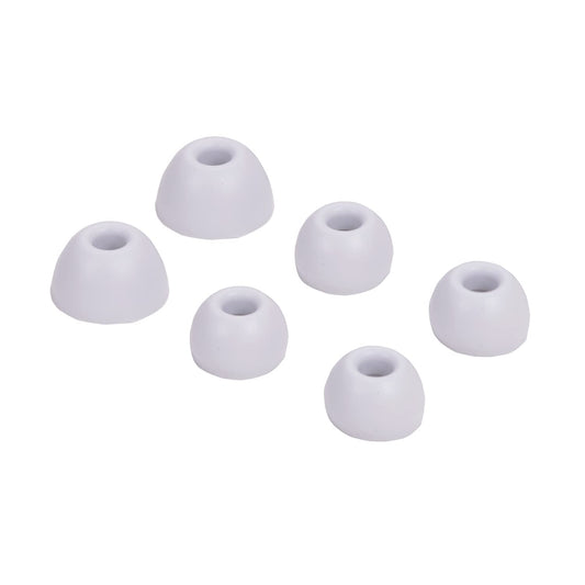 Replacement Silicone Tips Earbuds Buds Eartips Set for Beats Studio Buds Wireless Earphone Headphones,3 Pairs (White)